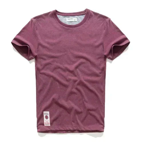 Men's T-shirt Men's clothing Causal Cotton Basic Tshirt Male streetwear Short sleeve tee Man Y2k Tops Oversized Graphic T-shirts