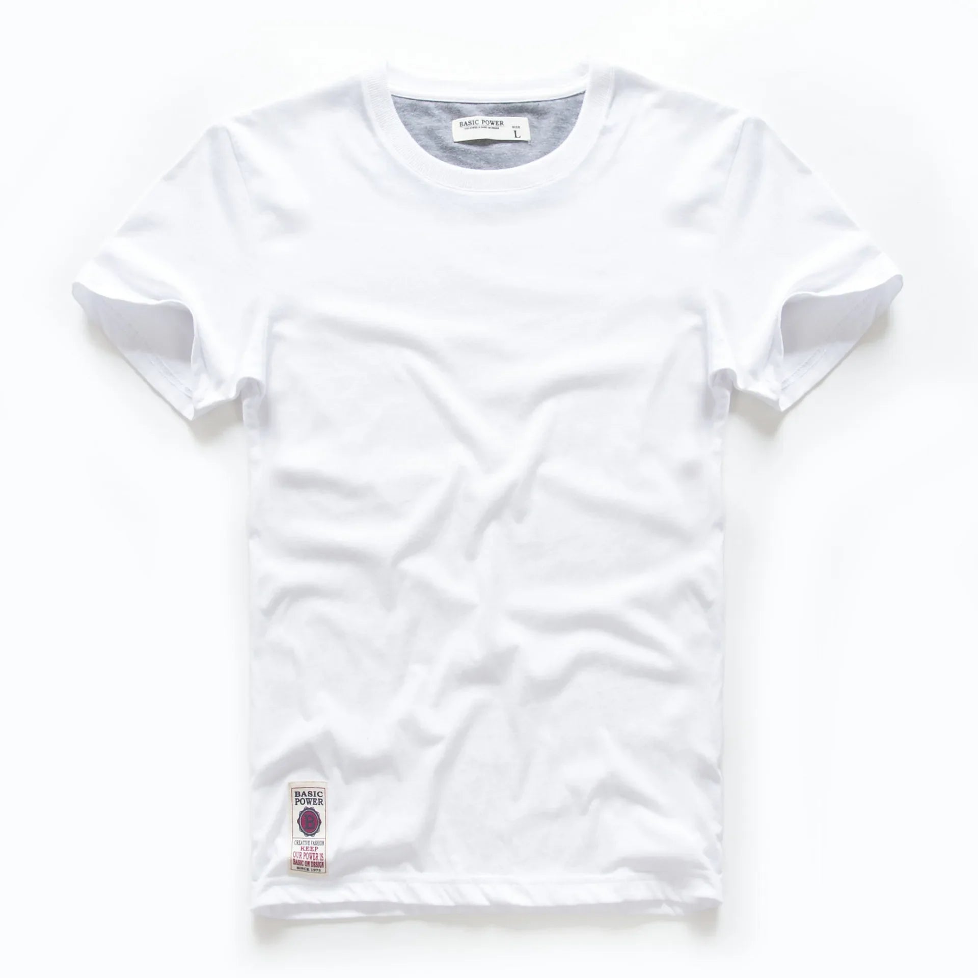 Men's T-shirt Men's clothing Causal Cotton Basic Tshirt Male streetwear Short sleeve tee Man Y2k Tops Oversized Graphic T-shirts