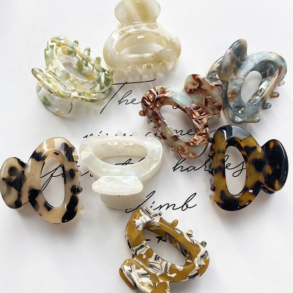 Women's Mini Acetate Hair Claw Clip Chic Fashion Accessory